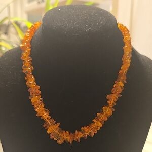 Amber Beaded Necklace